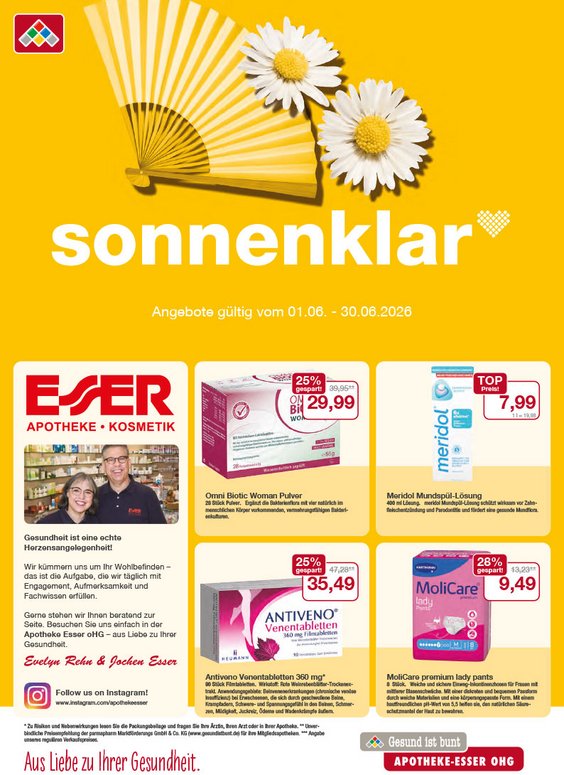 Flyer mit Juni-Angeboten Flyer mit Juni-Angeboten