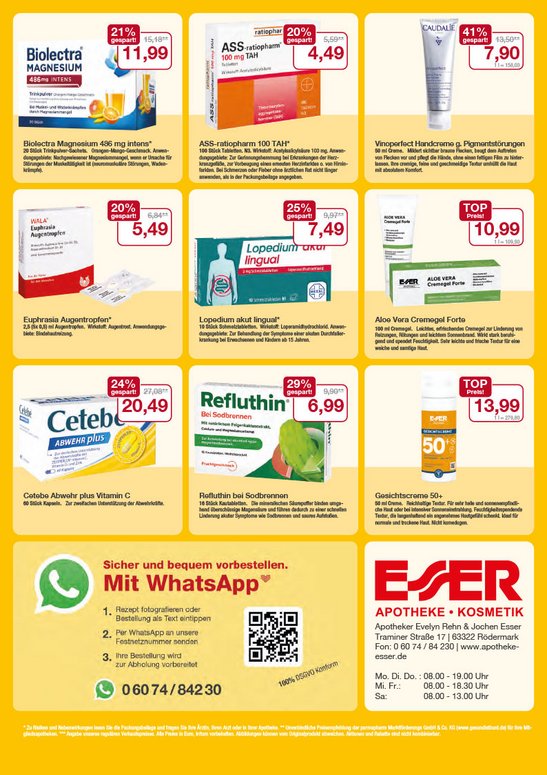 Flyer mit Juni-Angeboten Flyer mit Juni-Angeboten