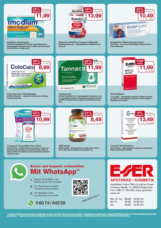 Flyer mit August-Angeboten Flyer mit August-Angeboten