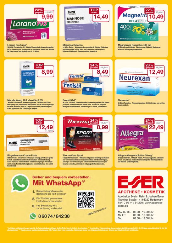 Flyer mit Mai-Angeboten