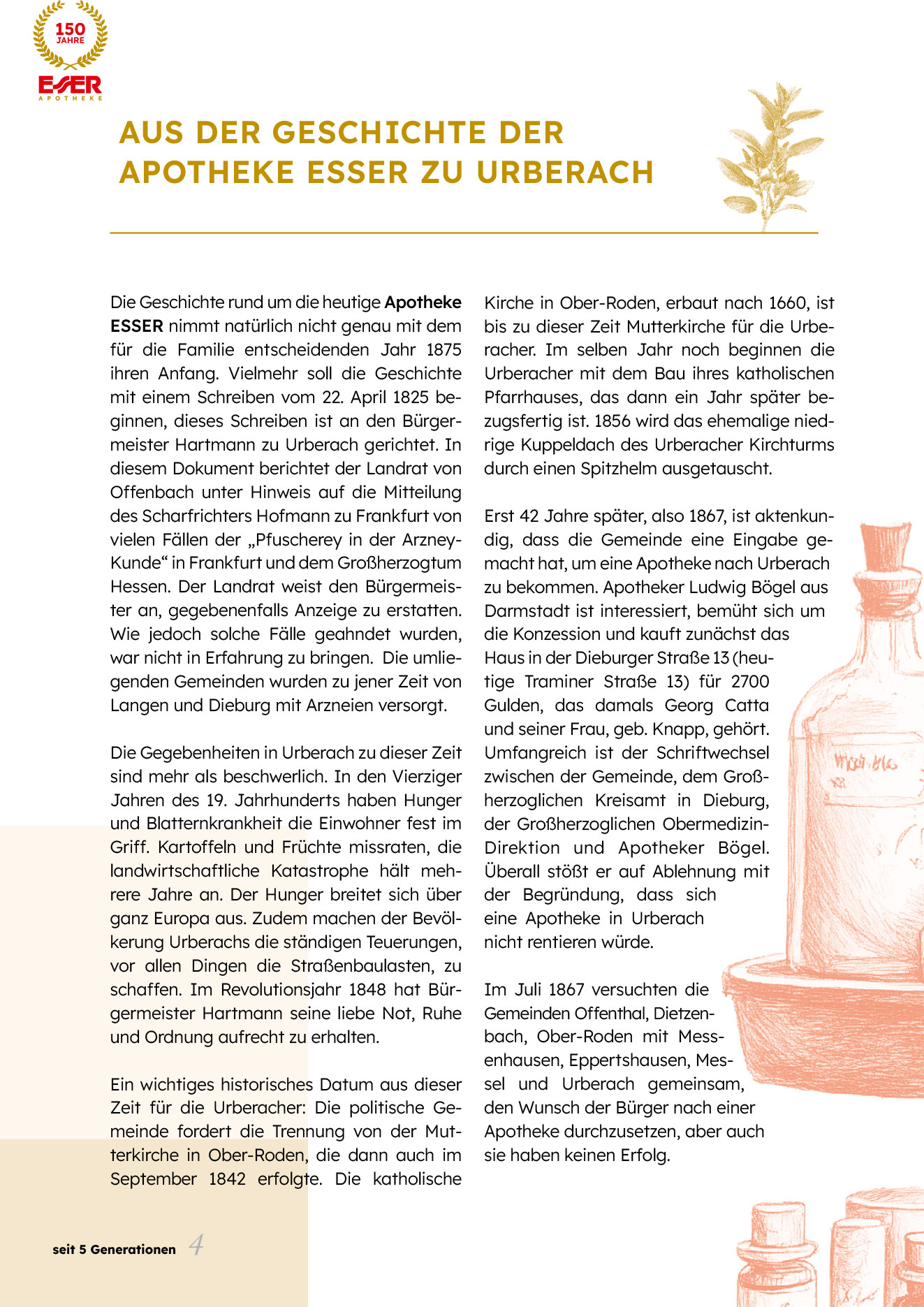 150 Jahre Esser Apotheke