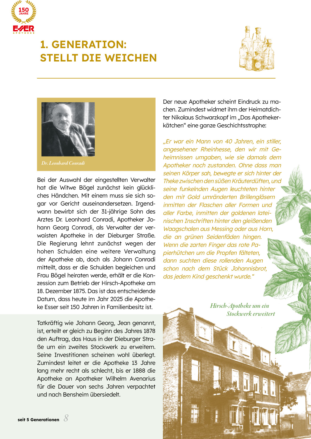 150 Jahre Esser Apotheke